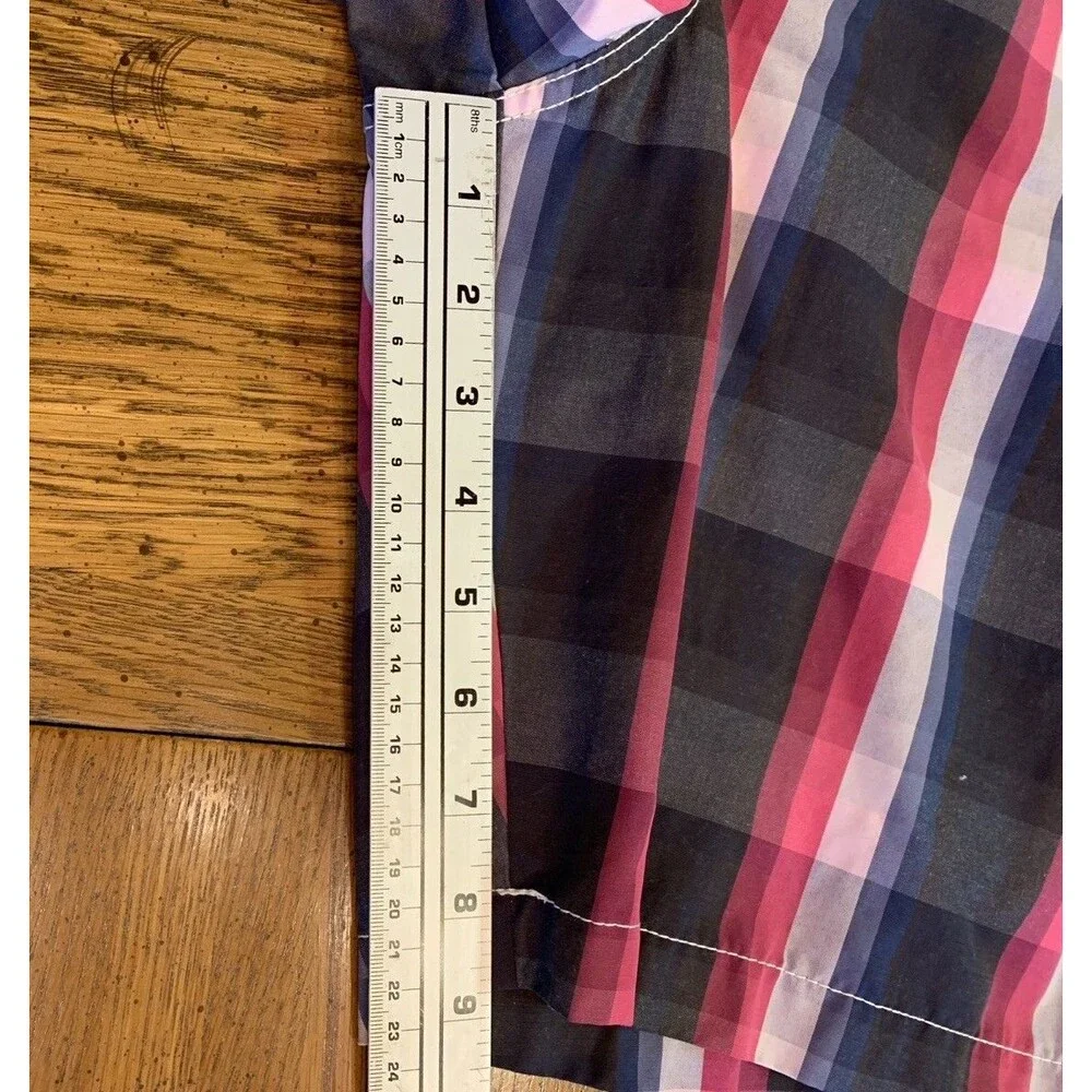 Tommy Bahama Men’s Sz XL Swim Trunks Swimsuit Check Lined Preppy Beach Vacation